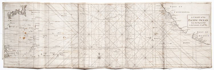 A Chart of the Pacific Ocean from the Equinoctial to the Latitude of 39 1/2 No.